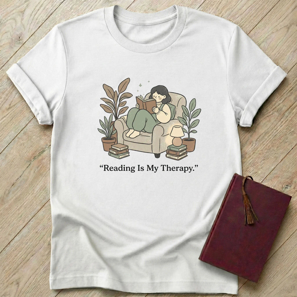 Reading is My Therapy T-Shirt