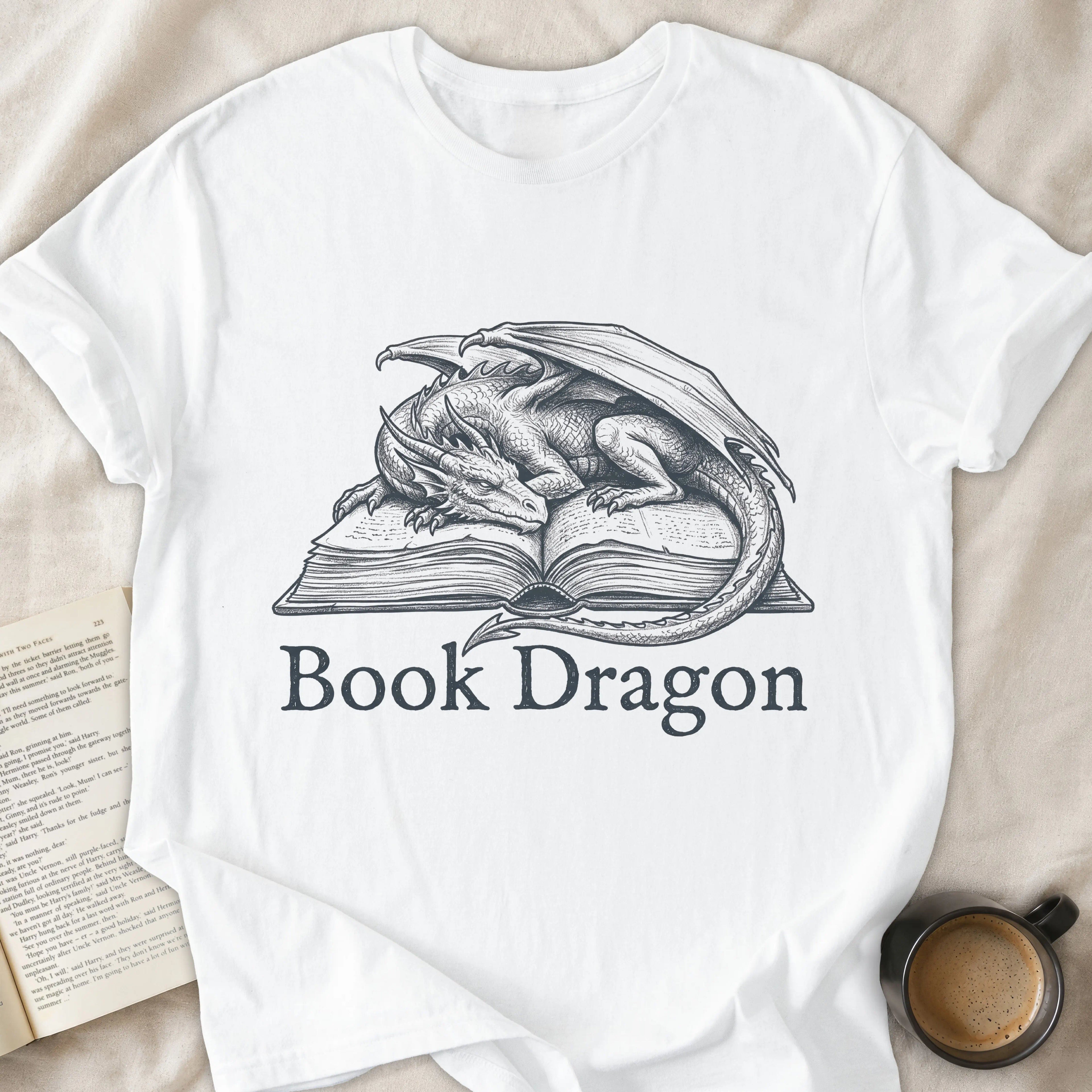 Book Dragon Drawing
