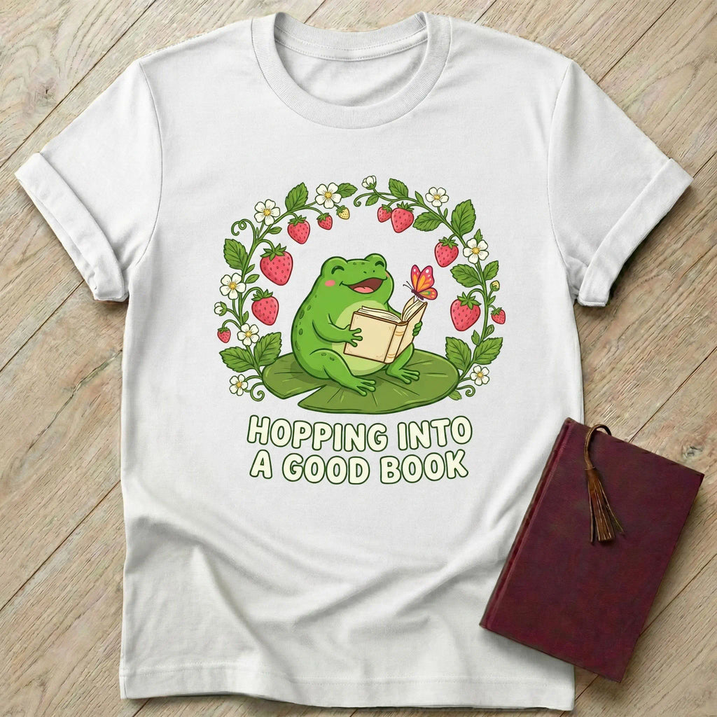 Hopping into a Good Book T-Shirt